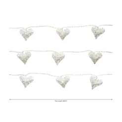 Wicker Hearts 10 LED String Lights 9 Wicker Hearts 10 LED String Lights -Dunelm 30873988 alt09