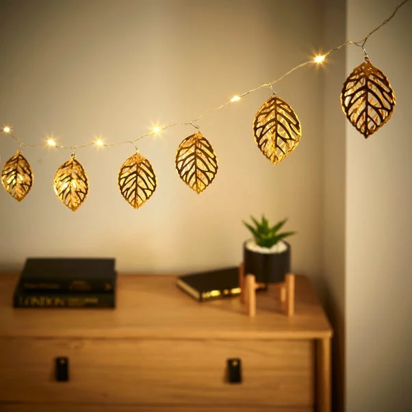 Copper Leaf Micro String Lights 4 Copper Leaf Micro String Lights - Image 2