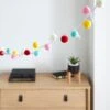 Multicoloured Pom Pom String Lights 1 Multicoloured Pom Pom String Lights -Dunelm 30873991
