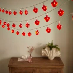Heart String Lights 8 Heart String Lights -Dunelm 30873992 alt01