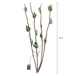 Artificial Leaf 20 LED Twig Tree 9 Artificial Leaf 20 LED Twig Tree -Dunelm 30876322 alt08