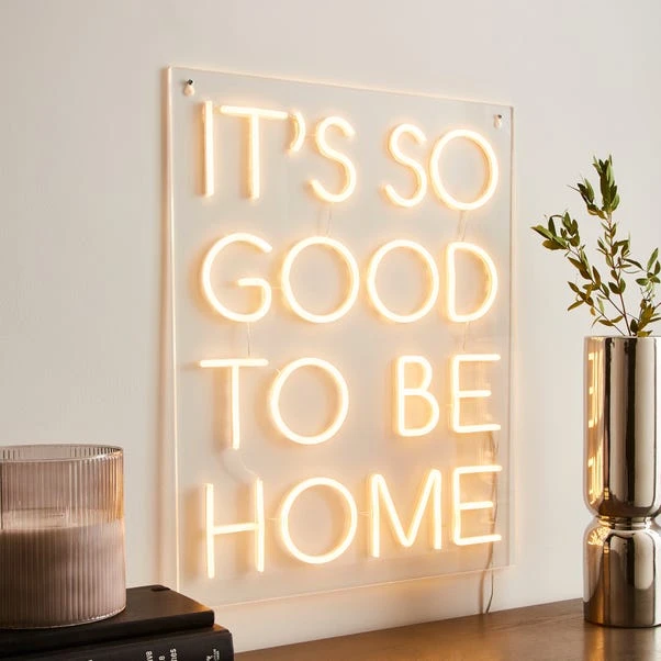 Good To Be Home Neon Sign 3 Good To Be Home Neon Sign