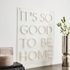 Good To Be Home Neon Sign 9 Good To Be Home Neon Sign -Dunelm 30877281 alt01