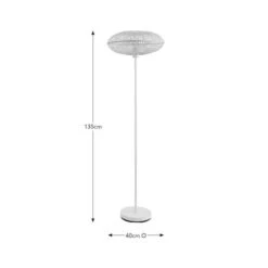 Lise Bamboo Uplighter Floor Lamp 13 Lise Bamboo Uplighter Floor Lamp -Dunelm 30894602 alt08