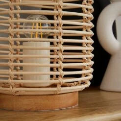 Emil Rattan Table Lamp -Dunelm 30894603 alt02