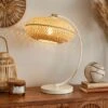 Lise Bamboo Arched Adjustable Table Lamp -Dunelm 30894604