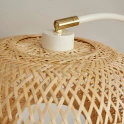 Lise Bamboo Arched Adjustable Table Lamp -Dunelm 30894604 alt02