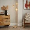 Emil Rattan 3 Light Adjustable Floor Lamp 2 Emil Rattan 3 Light Adjustable Floor Lamp -Dunelm 30894612