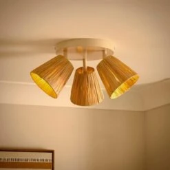 Demie 3 Light Adjustable Semi Flush Spotlight -Dunelm 30894860 alt01