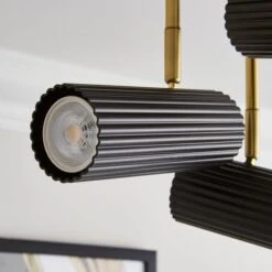 Georgi Industrial Ribbed 3 Light Adjustable Semi Flush Spotlight 23 Georgi Industrial Ribbed 3 Light Adjustable Semi Flush Spotlight -Dunelm 30894883 alt03