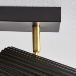 Georgi Industrial Ribbed 4 Light Adjustable Semi Flush Spotlight Bar 10 Georgi Industrial Ribbed 4 Light Adjustable Semi Flush Spotlight Bar -Dunelm 30894884 alt02