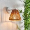 Kenia Rattan Outdoor Wall Light 2 Kenia Rattan Outdoor Wall Light -Dunelm 30894889