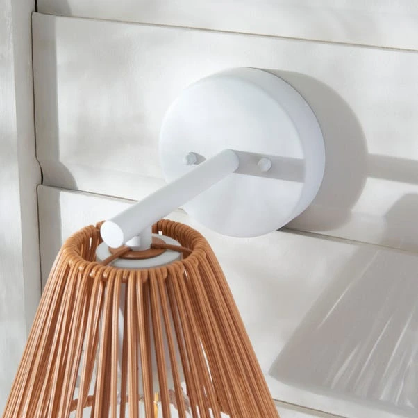 Kenia Rattan Outdoor Wall Light 5 Kenia Rattan Outdoor Wall Light - Image 3