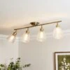 Kibworth Ribbed 4 Light Adjustable Semi Flush Spotlight Bar 2 Kibworth Ribbed 4 Light Adjustable Semi Flush Spotlight Bar -Dunelm 30894891
