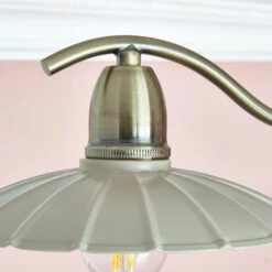 Maya Scallop 3 Light Semi Flush Ceiling Light 9 Maya Scallop 3 Light Semi Flush Ceiling Light -Dunelm 30894897 alt02