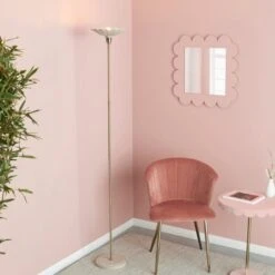 Maya Scallop Touch Dimmable Floor Lamp