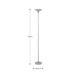 Maya Scallop Touch Dimmable Floor Lamp -Dunelm 30894898 alt08