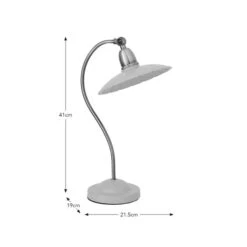 Maya Scallop Table Lamp -Dunelm 30894899 alt08