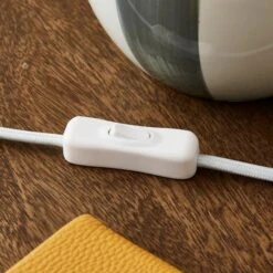 Mirabelle Round Striped Table Lamp 11 Mirabelle Round Striped Table Lamp -Dunelm 30894901 alt03