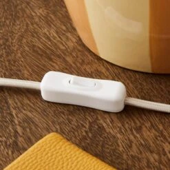 Mirabelle Oval Striped Table Lamp -Dunelm 30894902 alt03