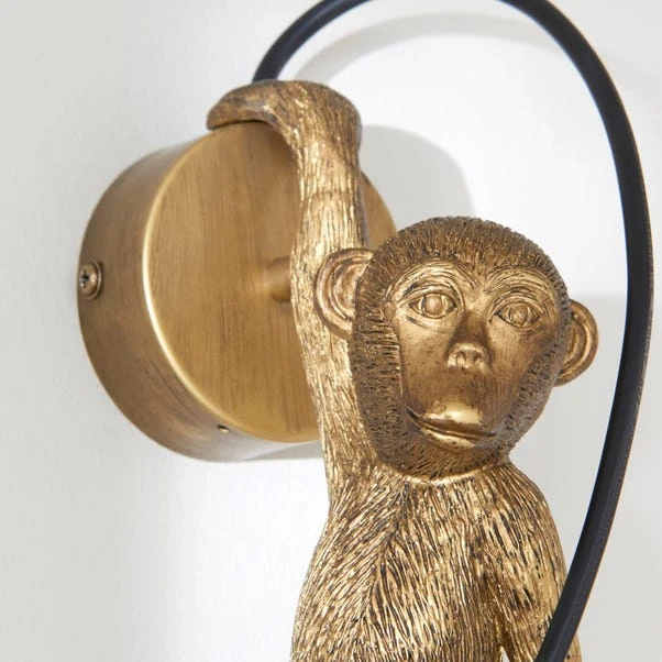 Odisha Monkey Bathroom Wall Light 5 Odisha Monkey Bathroom Wall Light - Image 3