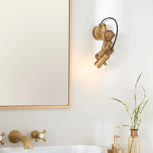 Odisha Monkey Bathroom Wall Light 8 Odisha Monkey Bathroom Wall Light - Image 6
