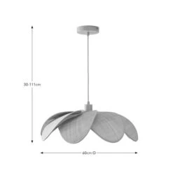 Petal Adjustable Pendant Light -Dunelm 30894905 alt08