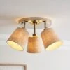Preston 3 Light Adjustable Semi Flush Spotlight 2 Preston 3 Light Adjustable Semi Flush Spotlight -Dunelm 30894910