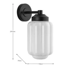 Rene Bathroom Wall Light 12 Rene Bathroom Wall Light -Dunelm 30894915 alt08