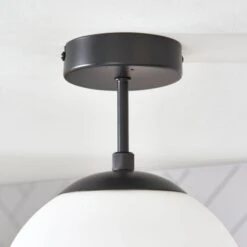 Sfera Bathroom Flush Ceiling Light -Dunelm 30894922 alt03