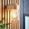 Wooden Outdoor Wall Light 2 Wooden Outdoor Wall Light -Dunelm 30894941
