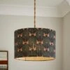Luxe Cranes Bamboo Drum Lamp Shade 1 Luxe Cranes Bamboo Drum Lamp Shade -Dunelm 30898065