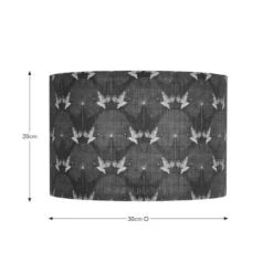 Luxe Cranes Bamboo Drum Lamp Shade 15 Luxe Cranes Bamboo Drum Lamp Shade -Dunelm 30898065 alt08