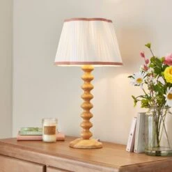 Charming Pleated Lamp Shade 30 Charming Pleated Lamp Shade -Dunelm 30898488 alt03