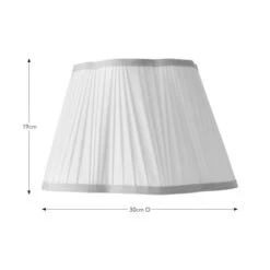 Charming Pleated Lamp Shade 26 Charming Pleated Lamp Shade -Dunelm 30898489 alt08