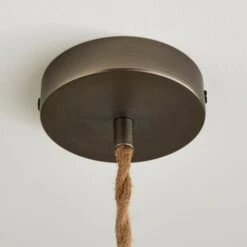 Fentress Twisted Jute Pendant Flex Ceiling Light Cable 9 Fentress Twisted Jute Pendant Flex Ceiling Light Cable -Dunelm 30898534 alt03