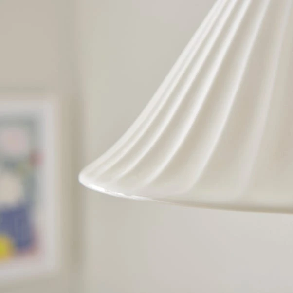 Lilbourne Ribbed Ceramic Easy Fit Pendant Shade 5 Lilbourne Ribbed Ceramic Easy Fit Pendant Shade - Image 3