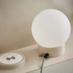 Rechargeable Touch Dimmable Wall Light With Cloud Shelf 12 Rechargeable Touch Dimmable Wall Light With Cloud Shelf -Dunelm 30898606 alt04