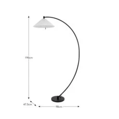 Arch Mid Century Floor Lamp -Dunelm 30898607 alt08