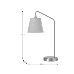 Enid Metal Table Lamp -Dunelm 30898632 alt08