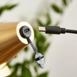 Conical Rechargeable Touch Dimmable Table Lamp 12 Conical Rechargeable Touch Dimmable Table Lamp -Dunelm 30898636 alt04