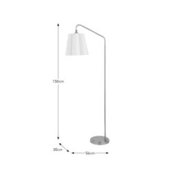 Nancy Metal Floor Lamp -Dunelm 30898637 alt08