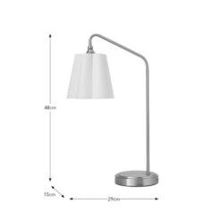 Nancy Metal Table Lamp -Dunelm 30898638 alt08