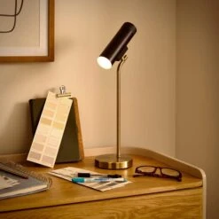 Leo Tubular Rechargeable Touch Dimmable Table Lamp -Dunelm 30898646 alt01