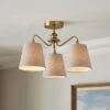 Enid 3 Light Semi Flush Ceiling Light -Dunelm 30898674