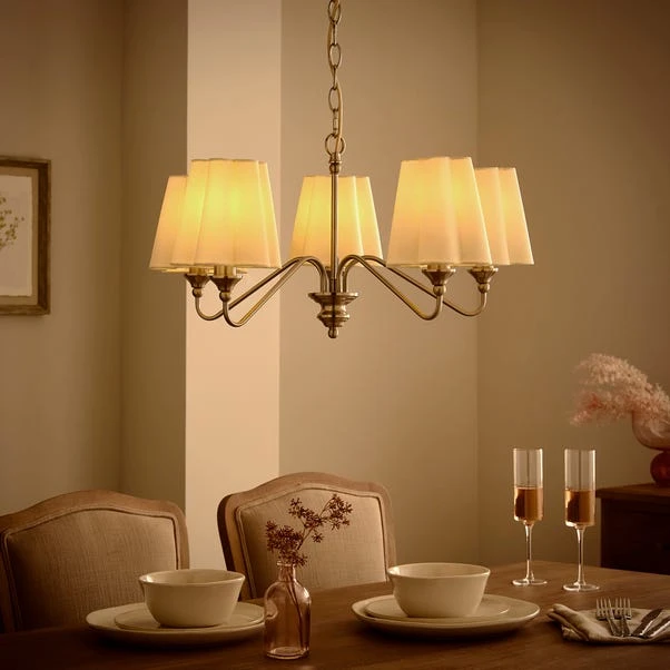 Nancy Metal 5 Light Chandelier 4 Nancy Metal 5 Light Chandelier - Image 2