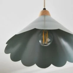 Remi Scalloped Pendant Light -Dunelm 30898678 alt02