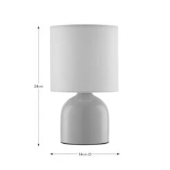 Hera Ceramic Table Lamp 33 Hera Ceramic Table Lamp -Dunelm 30898863 alt08