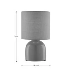 Hera Ceramic Table Lamp 27 Hera Ceramic Table Lamp -Dunelm 30898864 alt08