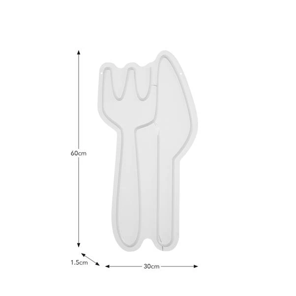 Knife & Fork Neon Sign 7 Knife & Fork Neon Sign - Image 5
